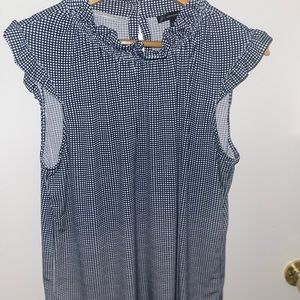 NWOT Blue blouse Adrianna papell